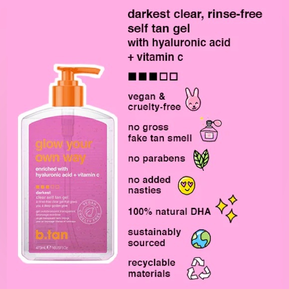 B.Tan✨ Glow Your Own Way Tan Gel - Picture 7 of 7